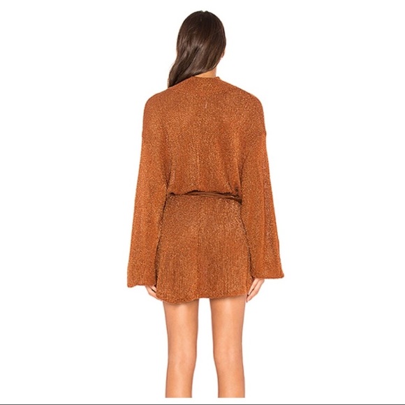 FREE PEOPLE KNIT LONG SLEEVE DRESS - Picture 7 of 8